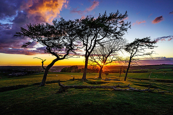 Sunset from Slate Fell.