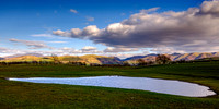 A view towards the fells from Randle Cross.